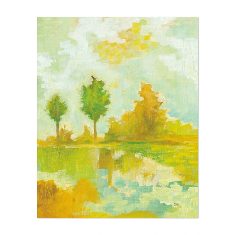 Golden Hour II Illustrations Clouds Nature Art Print/Poster