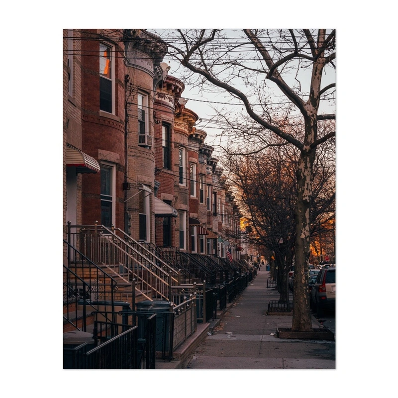 Queens New York Ridgewood Residential 05 Photography Art Print/Poster